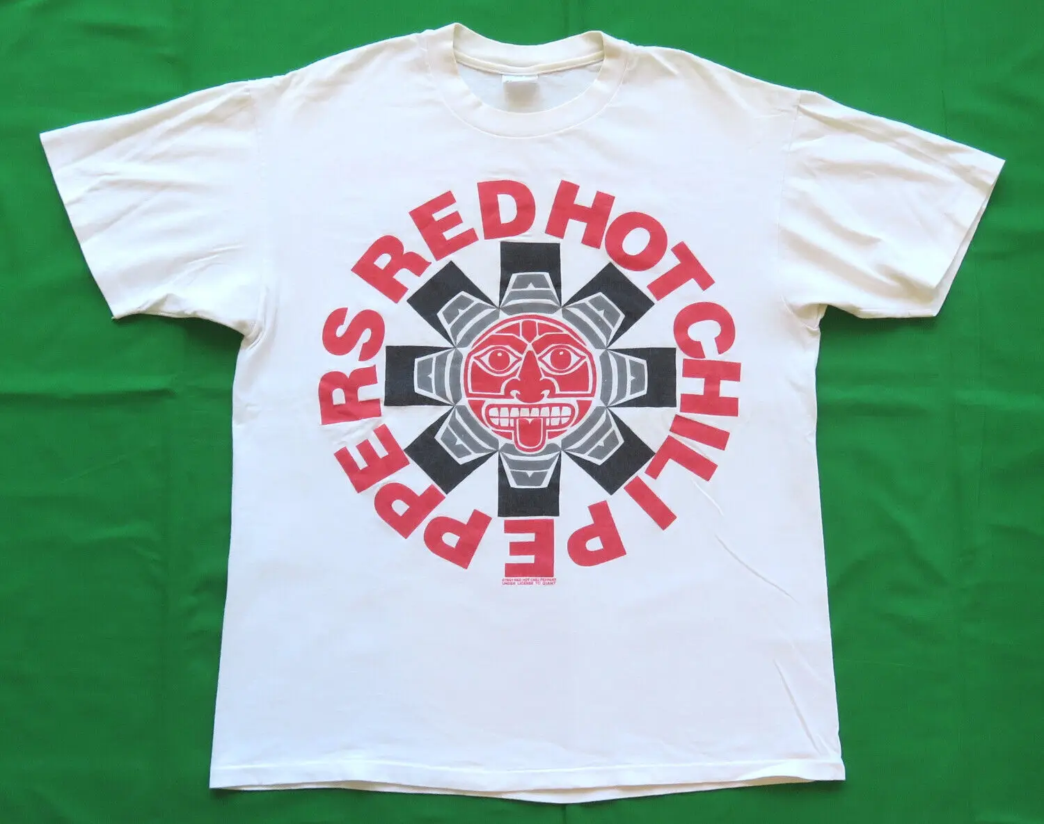 Maglietta Vintage Red Hot Chili Pepper 1991 Glicemia S3X Magic Tour Tribal Maniche Lunghe O Corte