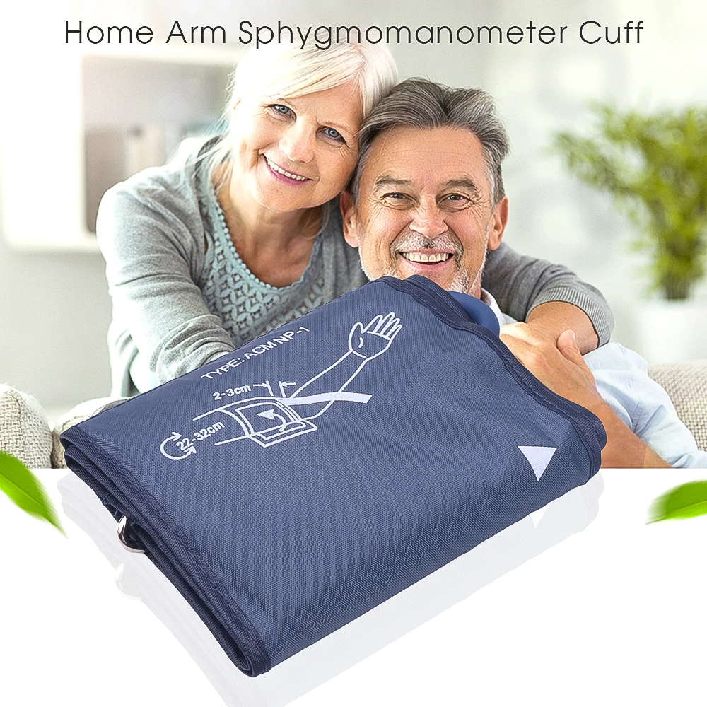 32Cm-48Cm Tonometro Muslimadult Blood Pressure Cuff Per Misuratore Di Pressione Sanguigna Del Braccio Strumento Per La Cura Sana Hot