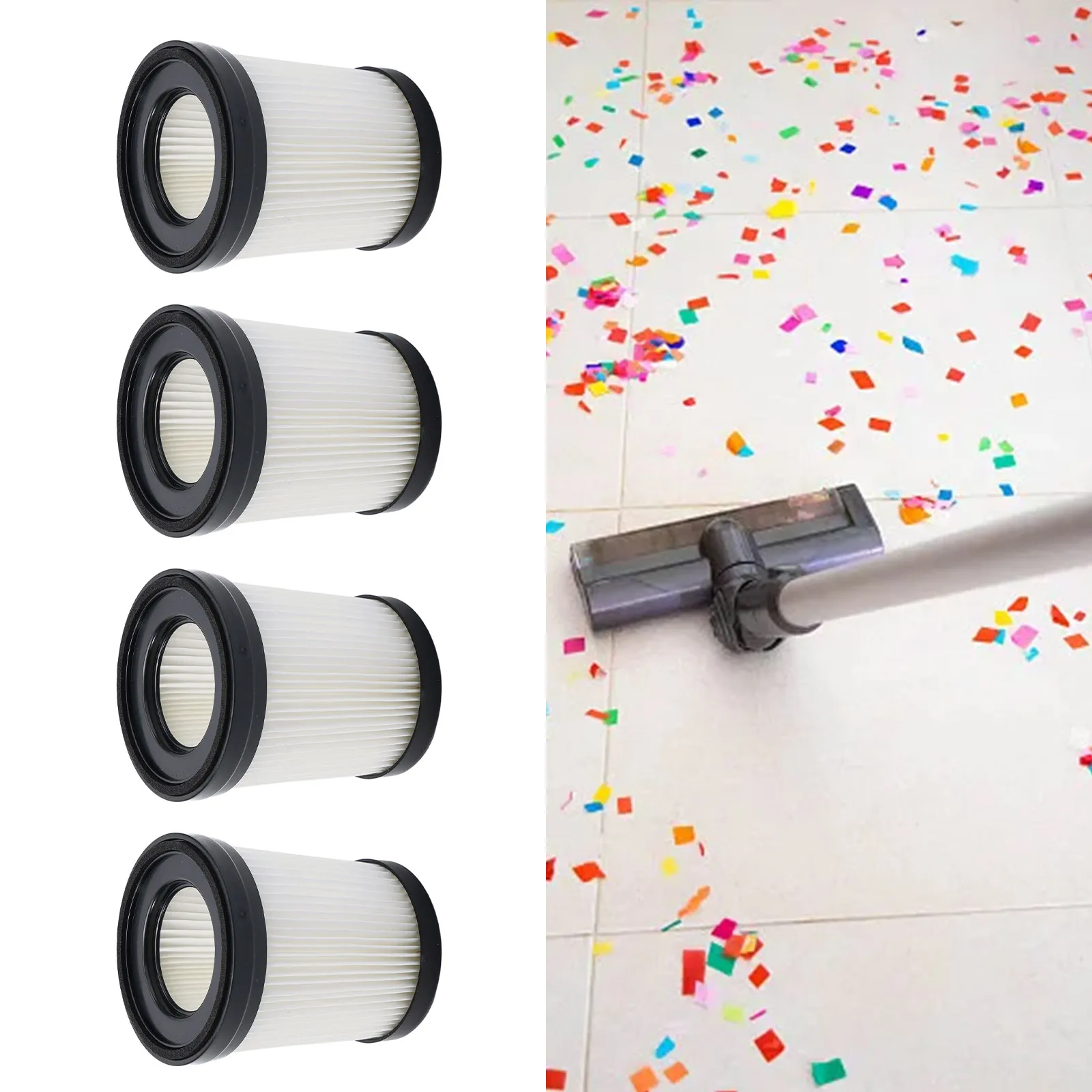 2/4Pcs Filtro Hepa Per Lubluelu 202 Aspirapolvere Cordless Per Oraimo Osv102 Robot Spazzante Aspirapolvere Accessori Parti