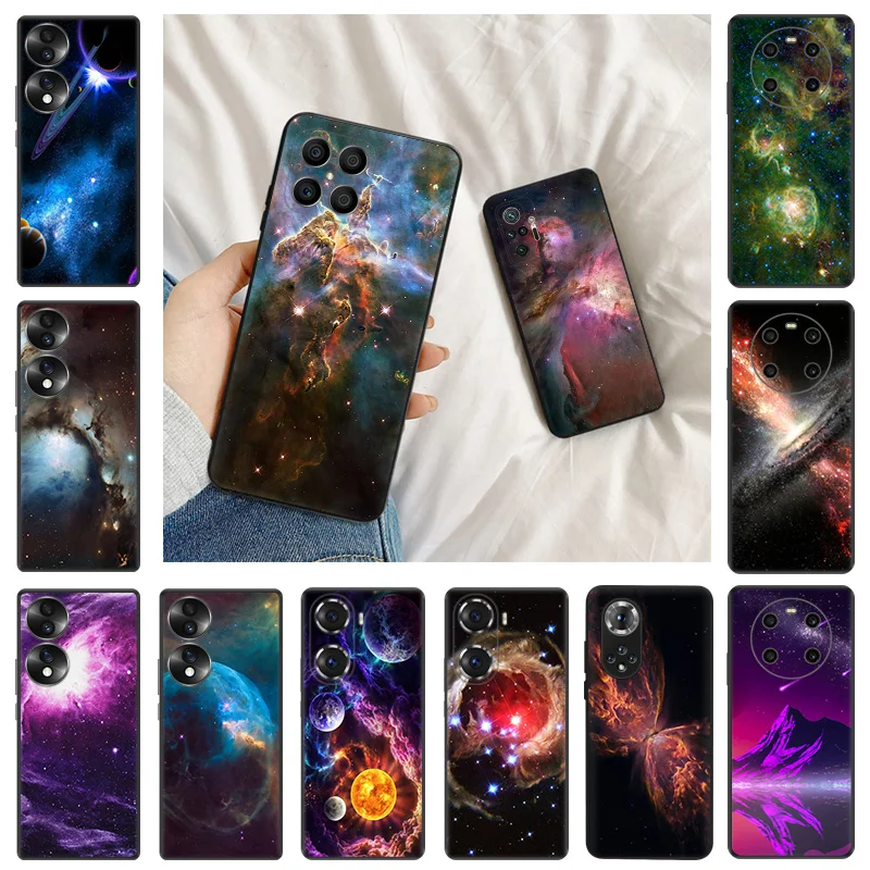 Custodie Morbide Per Honor 80 X8 8X X9A X7 X6 X5 70 60 50 30I 20 Magic 5 4 Nebula Starry Sky Cosmos Huawei Mate 20 Lite Cover