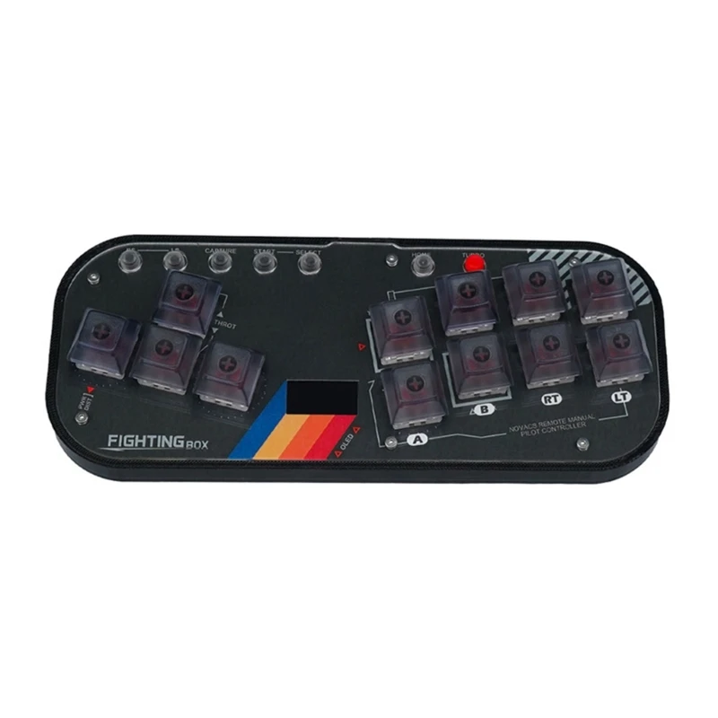 Adwe Mini Hitbox Controller Socd Fightstick Per Pc Controller