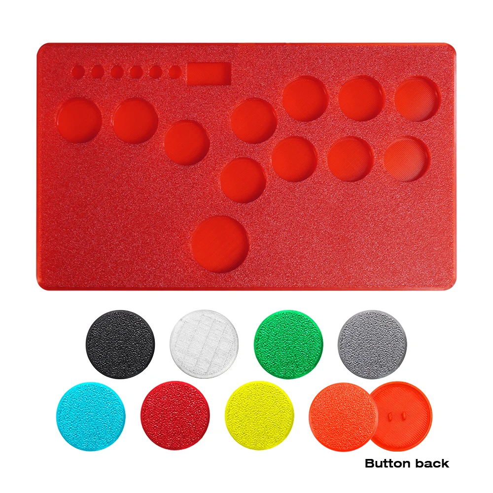 Flatbox 3D Stampato Mini Hitbox Controller Shell Custodia Di Ricambio Sostituire I Pulsanti Hitbox Per Flatbox Arcade Stick Joystick