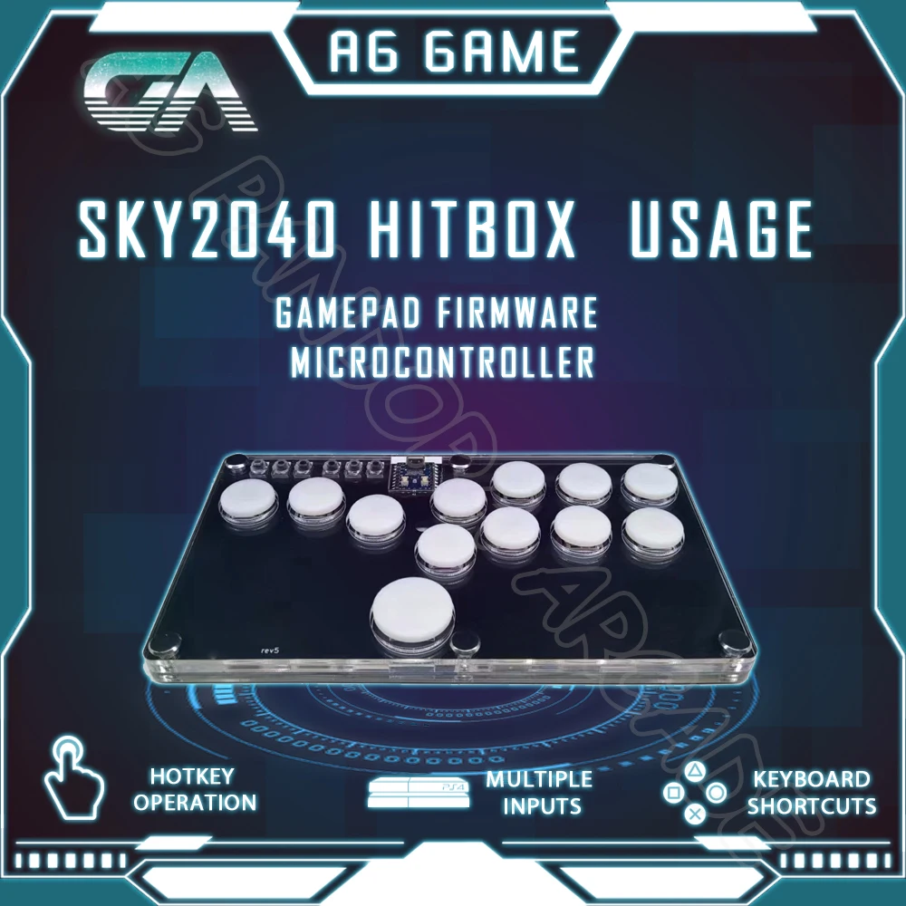 Hitbox Arcade Joystick Controller Black Street Fight Sticks Per Pc Ps3 Ps4 Switch Fighting Game Arcade Keyboard