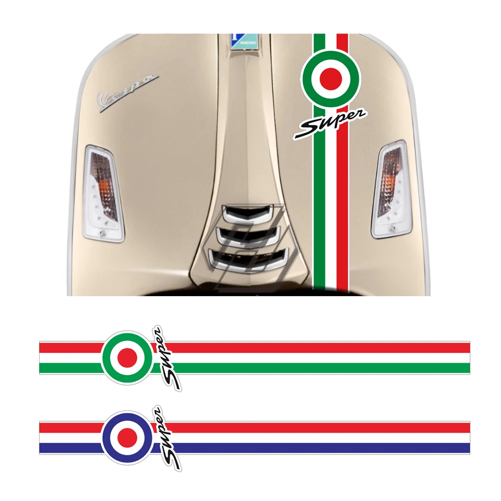 Per Piaggio Fly Px Sprint 50 150 Vespa Lxv Gts 150 250 300 Super Sport Scooter Adesivo Riflettente