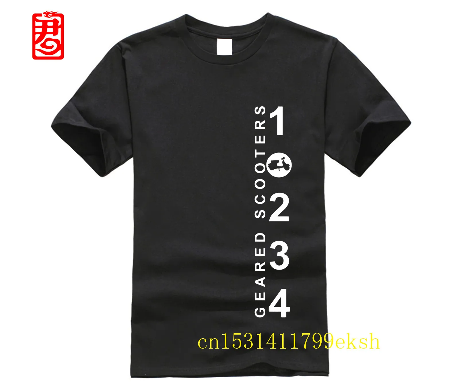 T-Shirt Unisex Vespa Piaggio Geared Scooter Jack Alpha