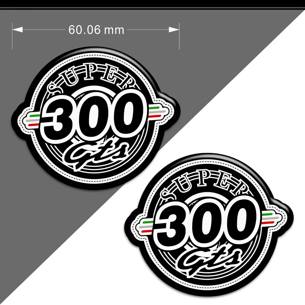 Super Per Piaggio Vespa Gts 300 Gts300 Sport Decal Stickers Emblem Badge Logo Scooter Body Shell