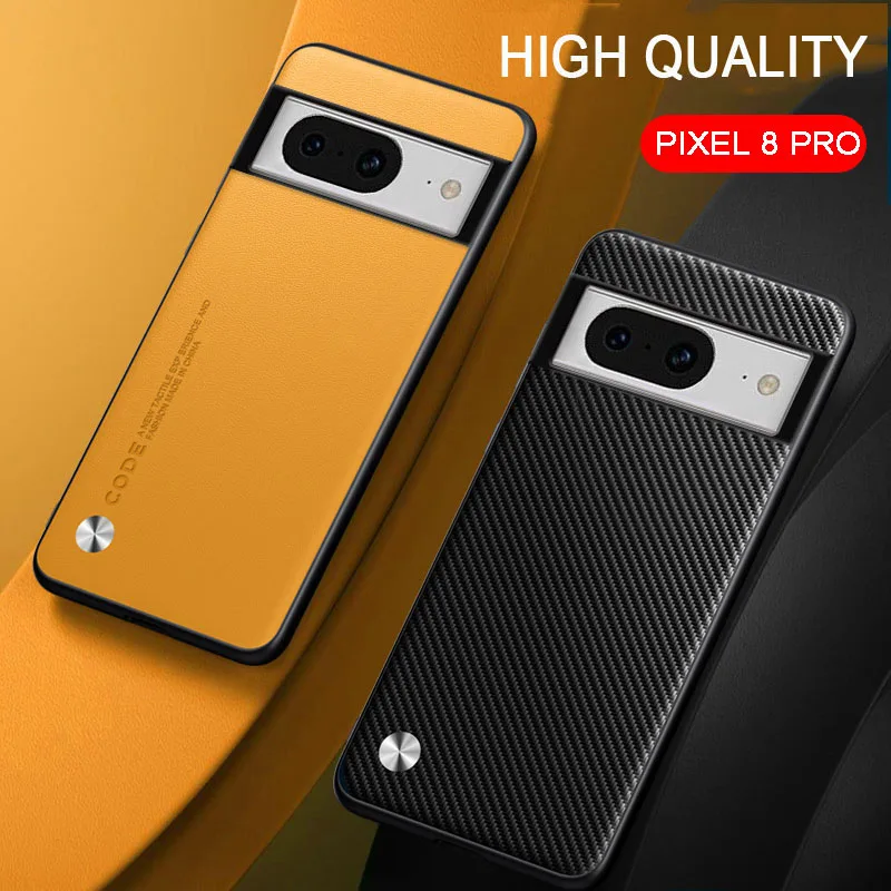 Per Google Pixle 8 Pro Custodia In Pelle Tpu Cover In Puro Colore Custodia Antiurto Per Telefono Google Pixel 8 Phone Funda Pixel 7 7A/Pixel 6 Pro