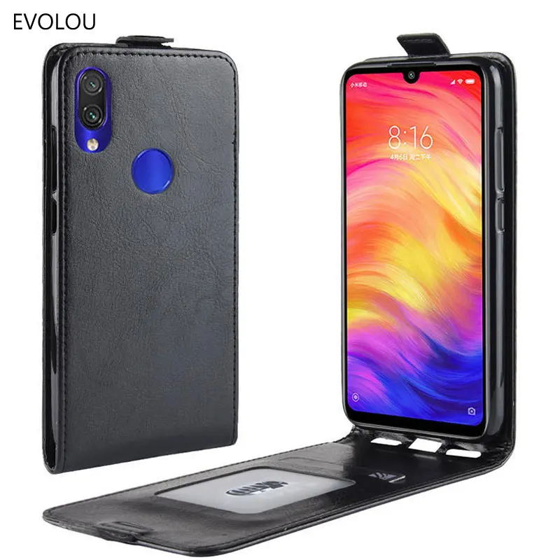 Custodia In Pelle Flip Verticale Per Xiaomi Redmi Note 7 Cover 8T Up Down Flip Phone Cover Per Xiaomi Redmi Note 7 8 Pro 8A Custodia