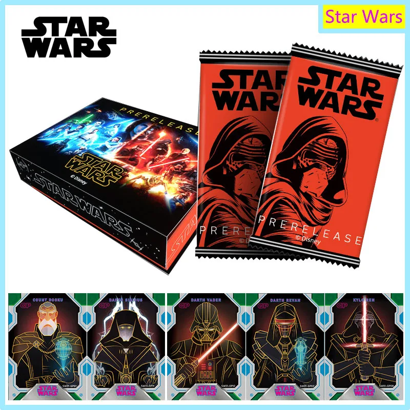 New Star Wars Series Periferiche Booster Box Rare Star Sky Illustration Card Card Ticket Stub Cards Bambini Regali Di Compleanno Giocattoli