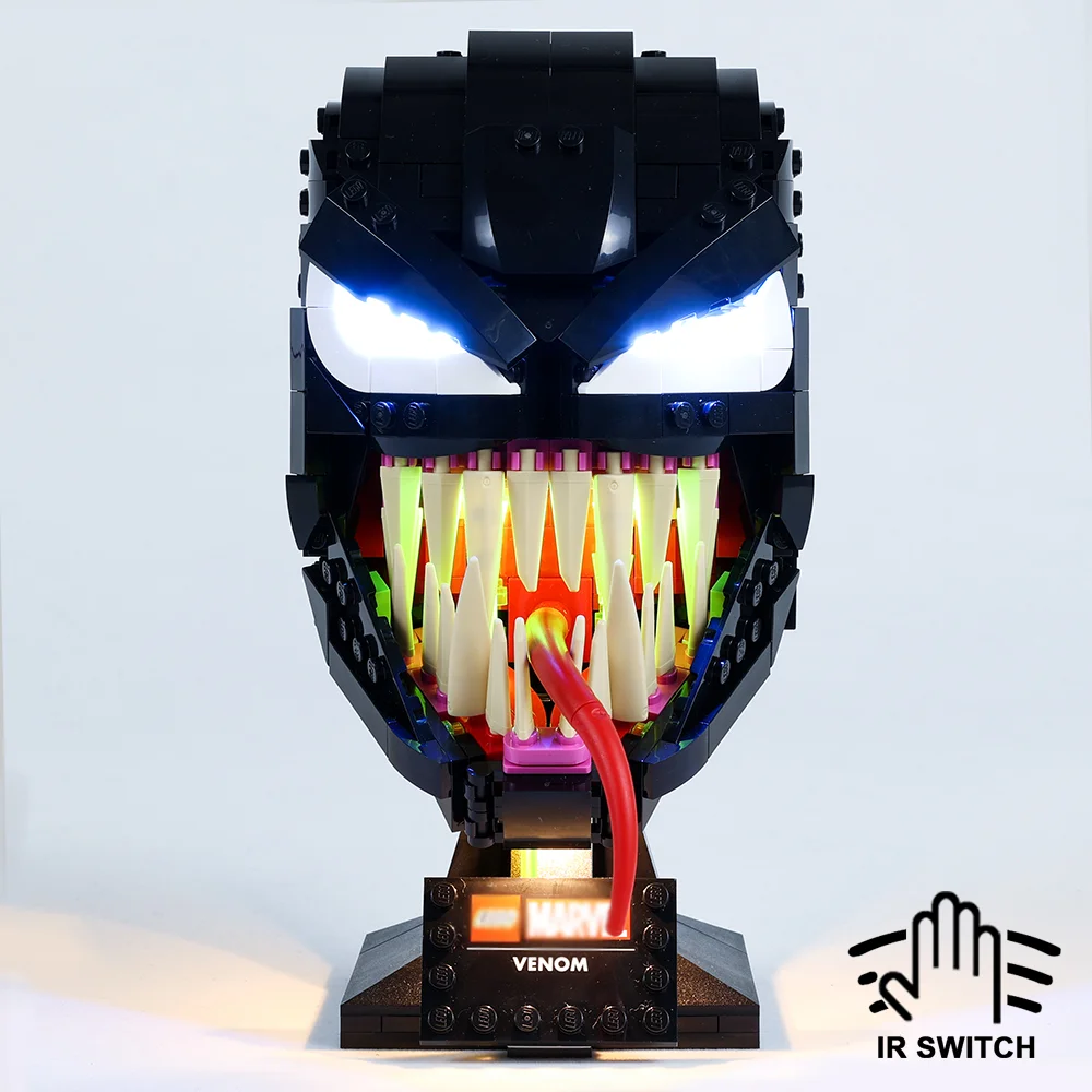 Kit Di Illuminazione A Led Per 76187 Super Hero Series Venom Helmet Mask Building Blocks Illumina I Tuoi Giocattoli Solo Illuminazione Set No Mattoni