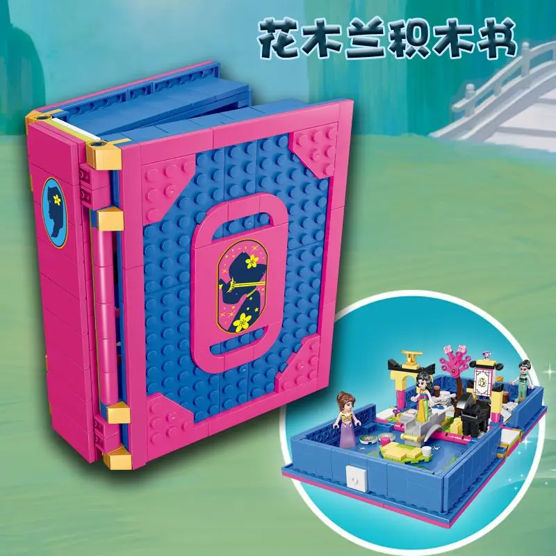 Lego Disney Storybook Toys For Children, Party Dress-Up Bricks, Regali Di Festa