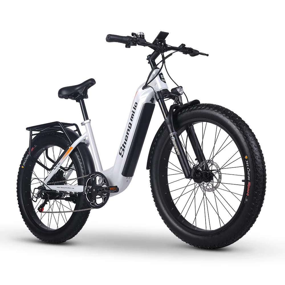 Shengmilo Città Ebike 1000W Bafang E-Bike 26 Pollici Bicicletta Elettrica Mx06 Electric Bike Bici Elettrica Adulto Elettrica Mountain Bike Fatbike  Fa