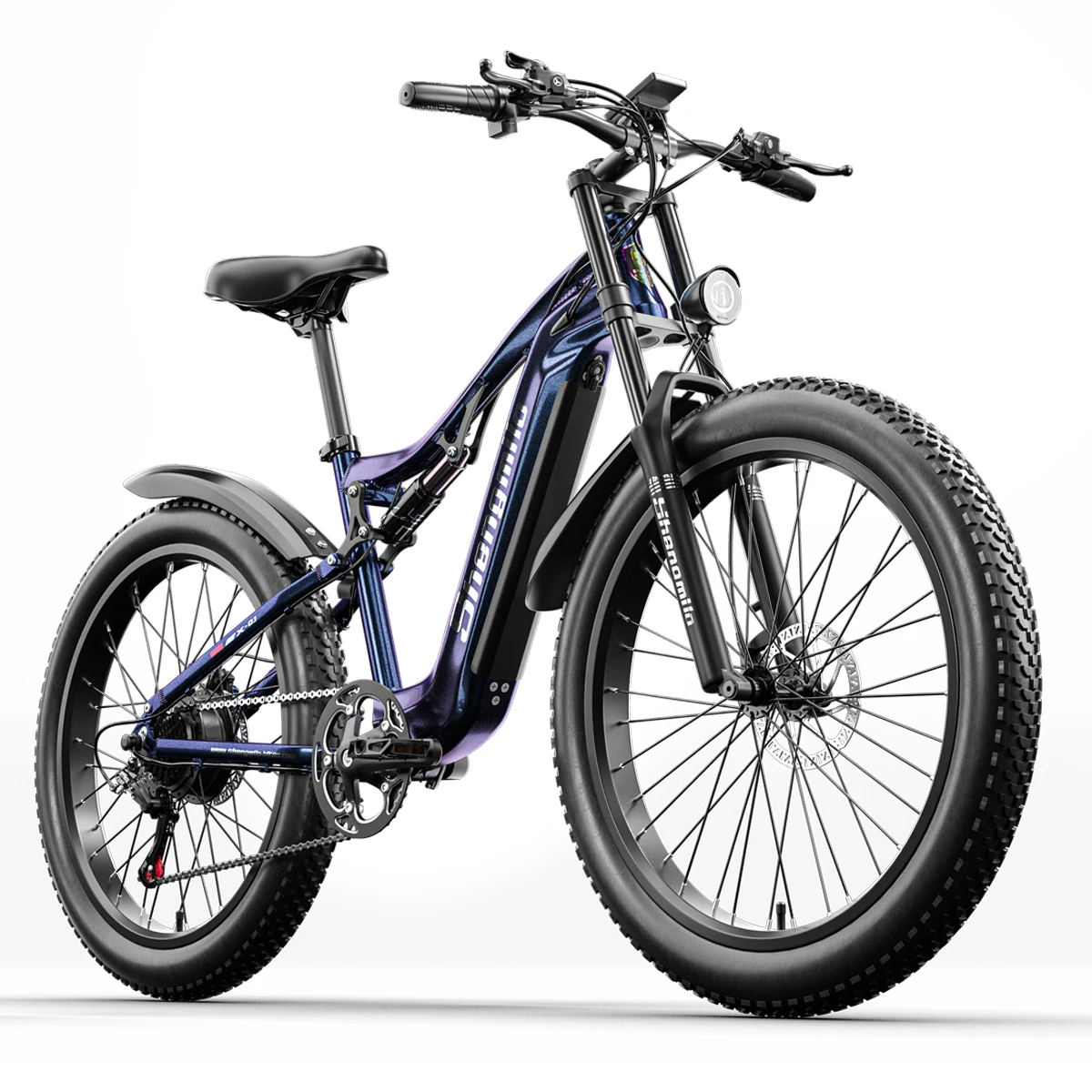 Shengmilo Città Ebike 1000W Bafang E-Bike 26 Pollici Bicicletta Elettrica Mx03 Electric Bike Bici Elettrica Adulto Elettrica E-Mountain Bike Ruote Fat
