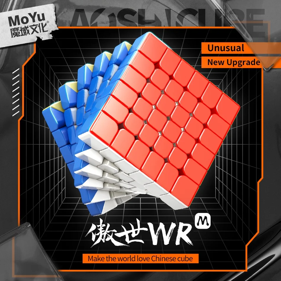 Moyu Aoshi Wrm 6 X6X6 Magnetic Magic Speed Cube Stickerless Professional Fidget Toys Aoshi Wr M Cubo Magico Puzzle