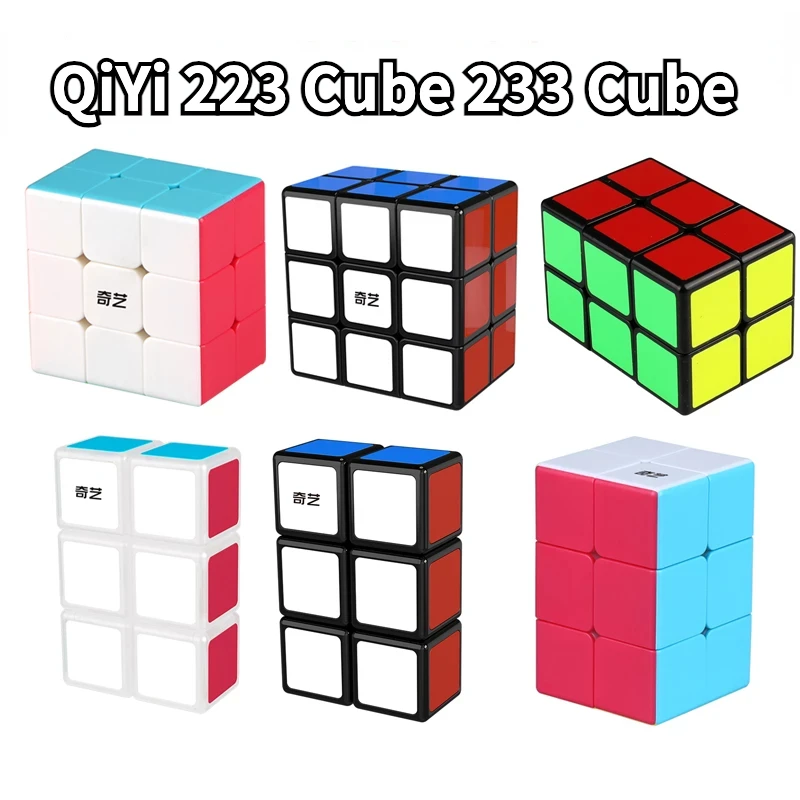 [Funcube] Qiyi 223 Cube 233 Cube Qiyi 2X2X3 2X3X3 Magic Cube Professional Magics Speed Puzzle Cubo Kids Educational Funny Toys