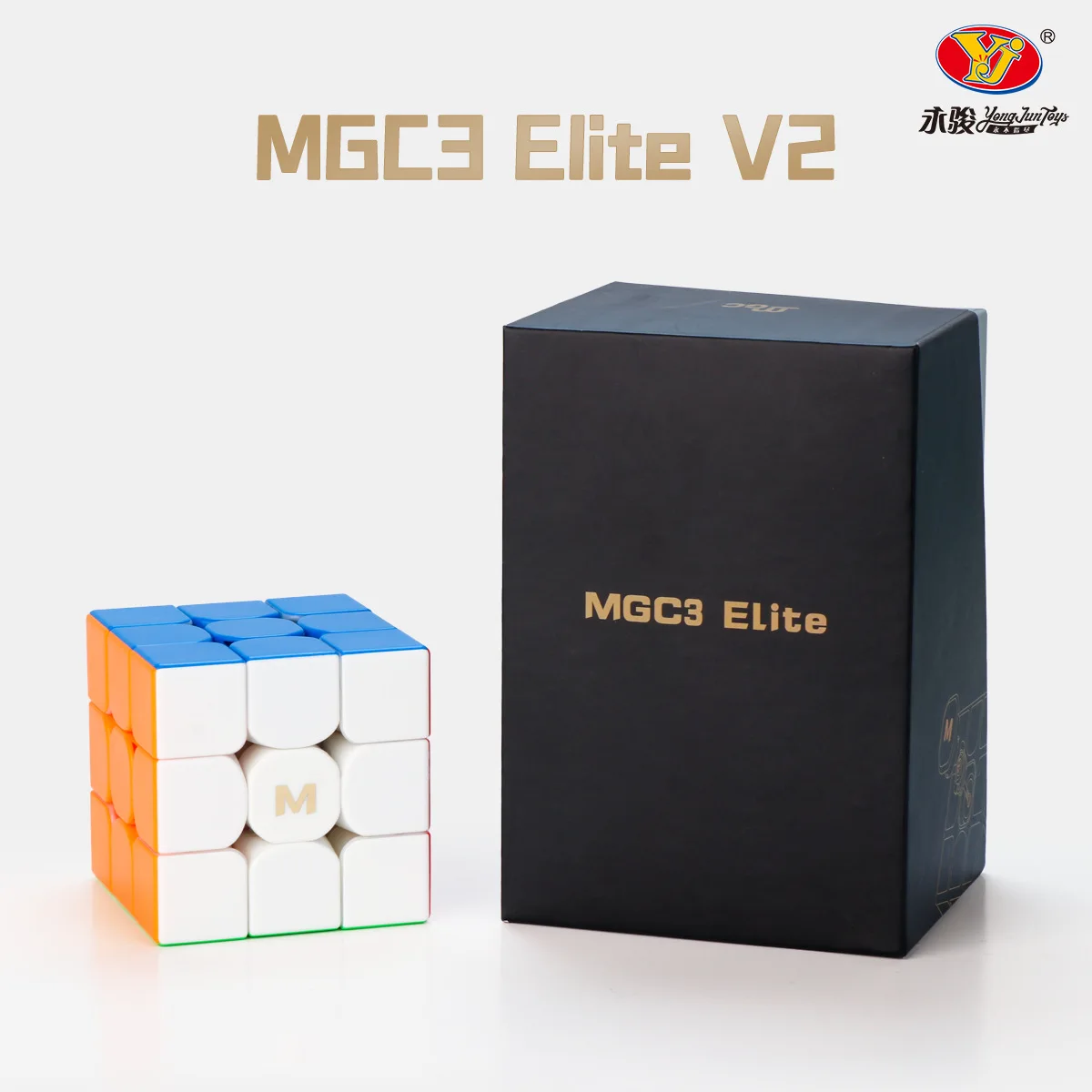 [Picube] Mgc 3 Elite V2 M Magnetic Magic Speed Cube Stickerless Professional Fidget Toys Mgc3 Elite V2M Cubo Magico Puzzle