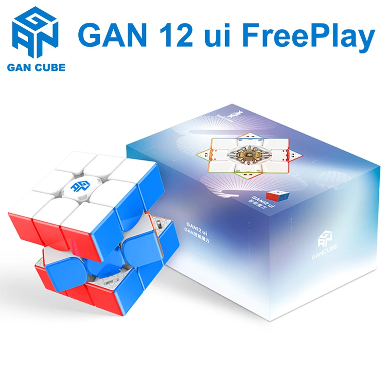 Gan12 Ui Freeplay Maglev Ai Smart Magic Cube 3X3X3 Puzzle Di Velocità Professionale 3X3 3X3 Giocattoli 3X3X3 Gan 12 Cubo Magnetico Magico