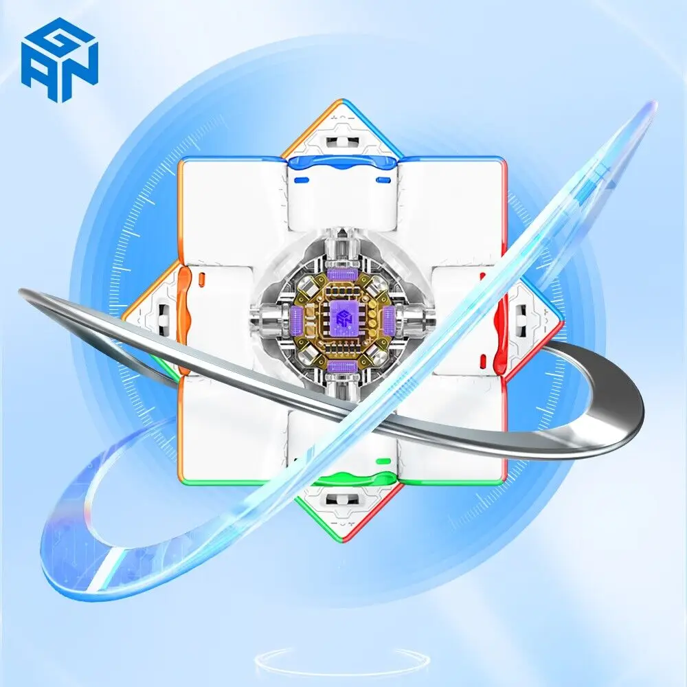 Gan 12 Ui Freeplay 3X3 Magnetic Magic Speed Cube Stickerless Professional Fidget Toys Cubo Magico Puzzle Gan 12 Ui Gioco Gratuito