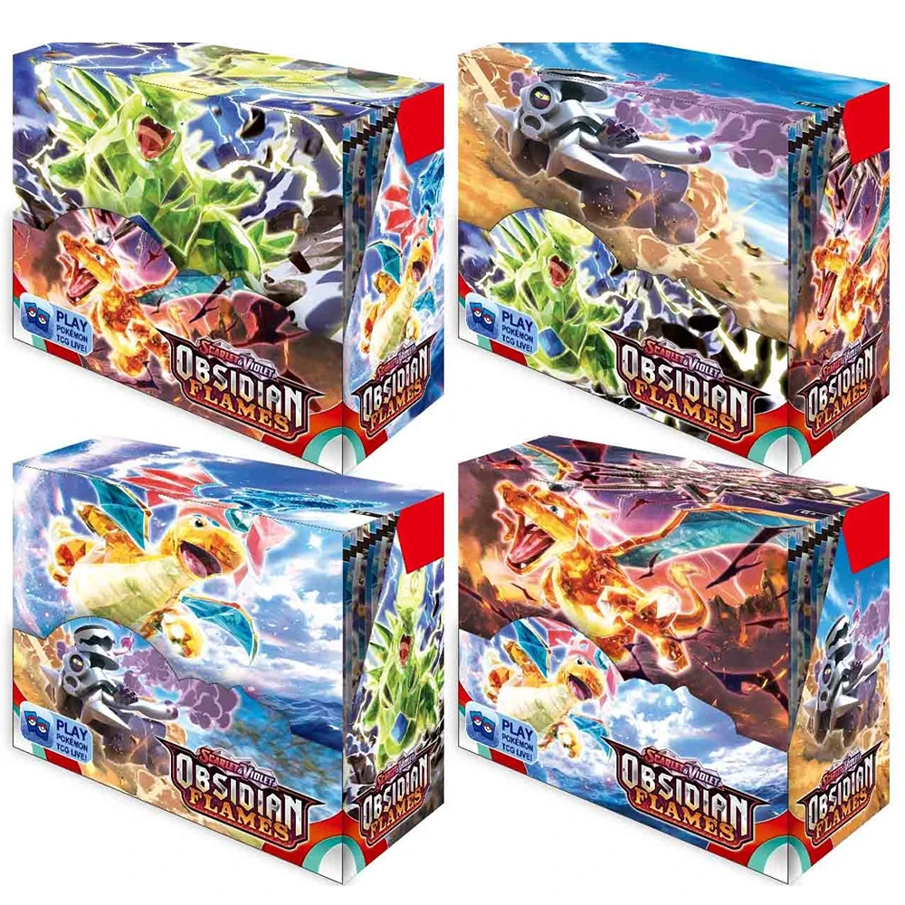 Pokemon Scarlet Violet Paradest Rift Ossidiam Flashes Booster Pokemon Cards Display Box Pokemon Booster Cards Carte Da Gioco