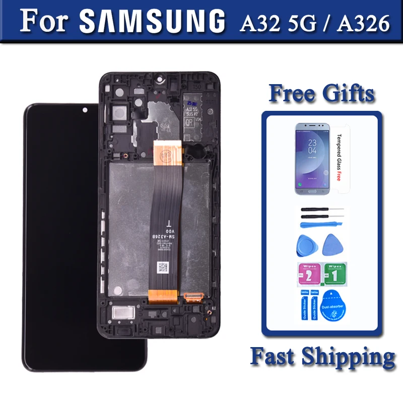 Display Per Samsung Galaxy A32 5G A326 Display Lcd Touch Screen Digitizer Per A326B A326B Sm-A326Br A326Br A326U Sostituzione