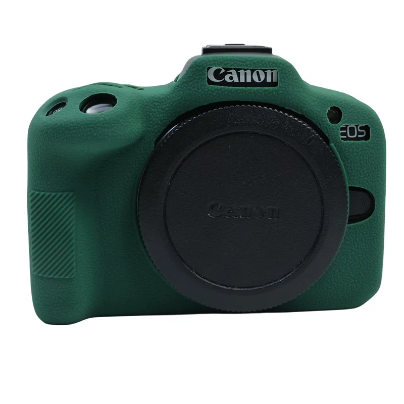 Cover In Silicone Antiscivolo Per Canon Eos R50 4K Vlog Camera Amti-Fall Custodia Protettiva Antipolvere Batteria Sostituire L'Apertura Per R50
