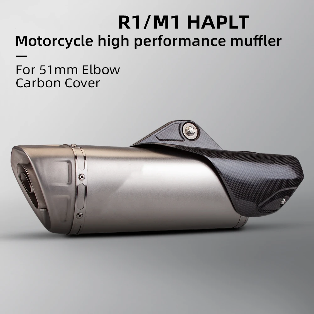 Silenziatore Di Scarico Bici Akrapovic R1/M1 Con Ingresso Db Killer/Silenziatore 51Mm