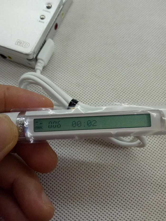 Rm-Mc38El Lettore Audio Altoparlante Led Remote Controller Minidisc Per Sony Md Cd Di Colore Bianco