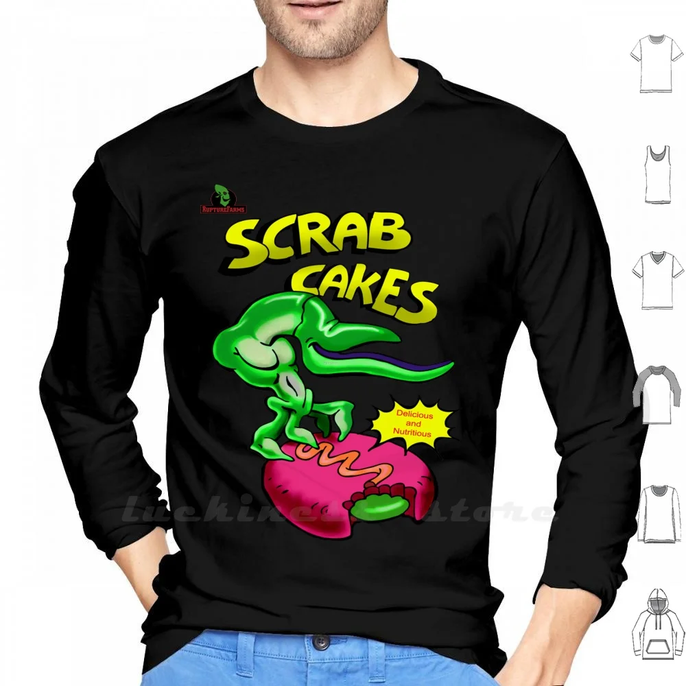 Oddworld-Torte Scrab Manica Lunga Cotone Oddworld Abes Exoddus Abe Exoddus Abes Oddysee Oddysee Rottura Fattorie Torte Scrab