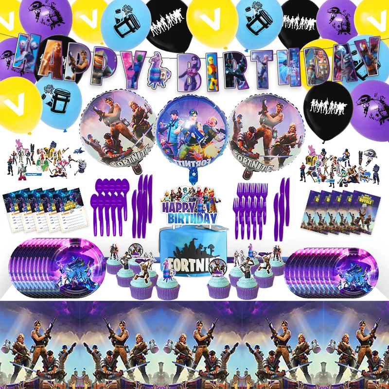 Fortnite Gioco Foil Balloon Cartoon Animal Alpaca Llama Balloons Wedding Baby Shower Birthday Party Decor Globos
