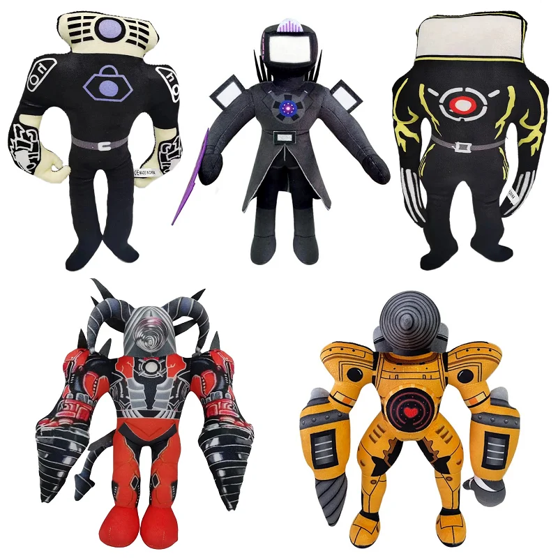 1/11Pcs Skibidi Toilet Peluche Gioco Cartoon Toilet Tv Man Doll Speakerman Boss Farcito Per Bambini Compleanno Regali Di Natale
