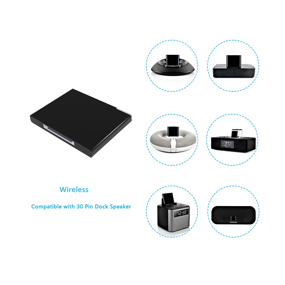 Adattatore Audio Per Ricevitore Musicale Bluetooth A2Dp Per Ipod Iphone 30Pin Dock Speaker Bose Sounddock Ricevitore Bluetooth V2.0 Per Ipad