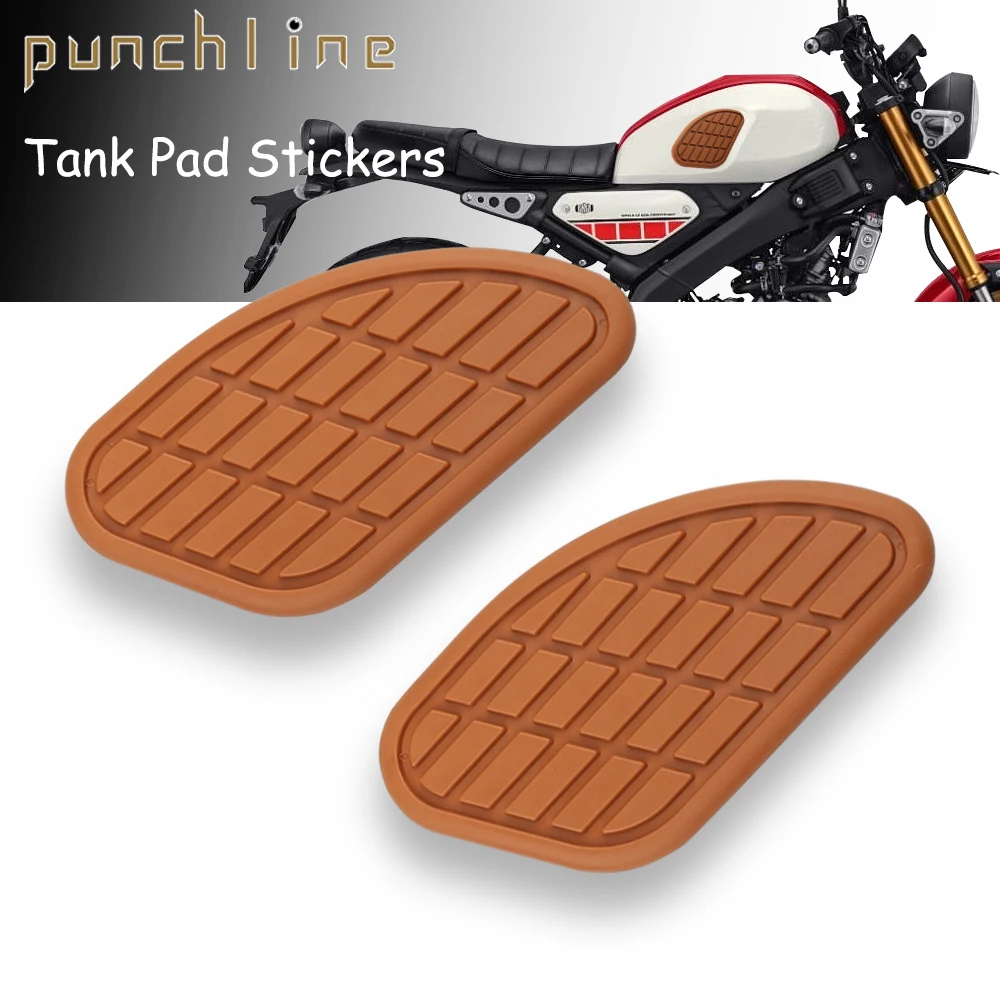 Misura Per Speed Twin 900 Street Twin 900 Scrambler 900 Bonneville Bobber Rocket 3R Side Fuel Knee Tank Pad Adesivi In Gomma