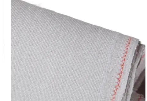 Zw 3281   28Ct White Linen Multicolored Silk Cloth, Cross-Stitch Linen Cloth  35-70Cm