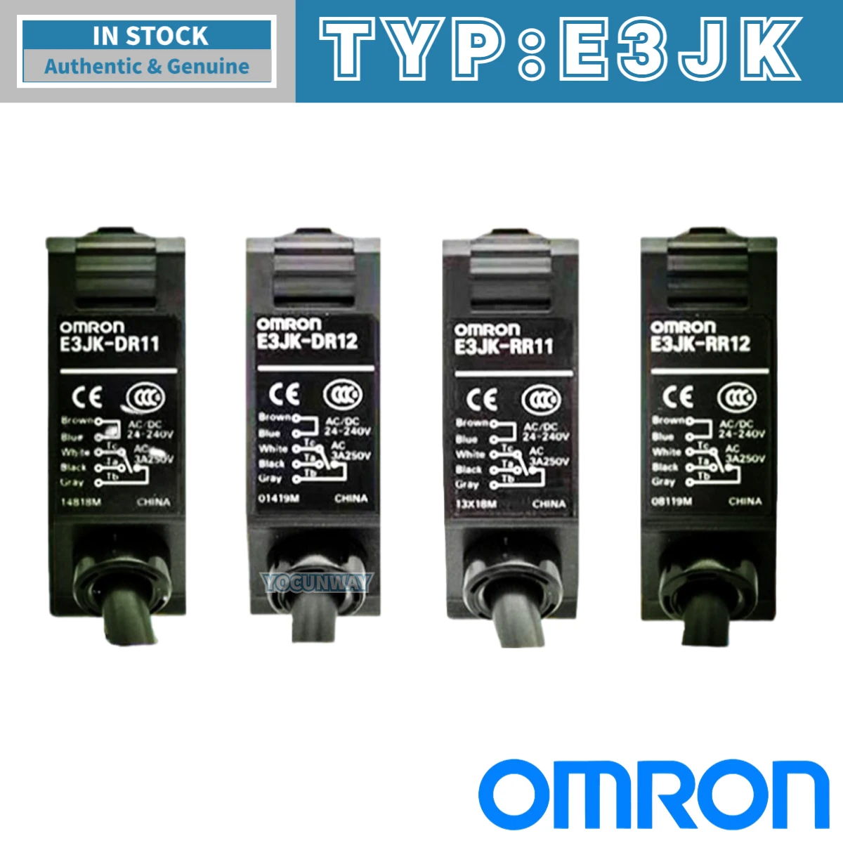 Nuovo Autentico Interruttore Sensore Fotoelettrico Omron Originale Giapponese E3Jk-Dn11-Dn12-Dp11-Dp12-Dr11-Rn11-Rn12-Rp11-Rp12-Rr11-Tr11-Tp12