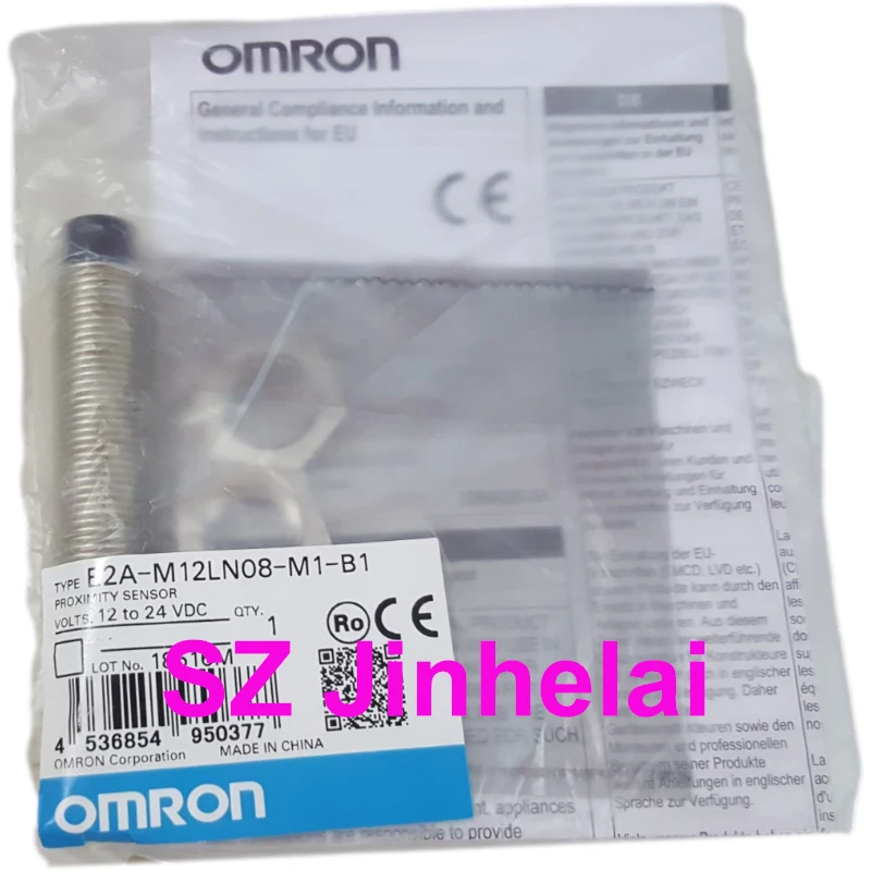 Omron E2A-M12Ln08-M1-B1 Sensore Di Prossimità Originale Autentico