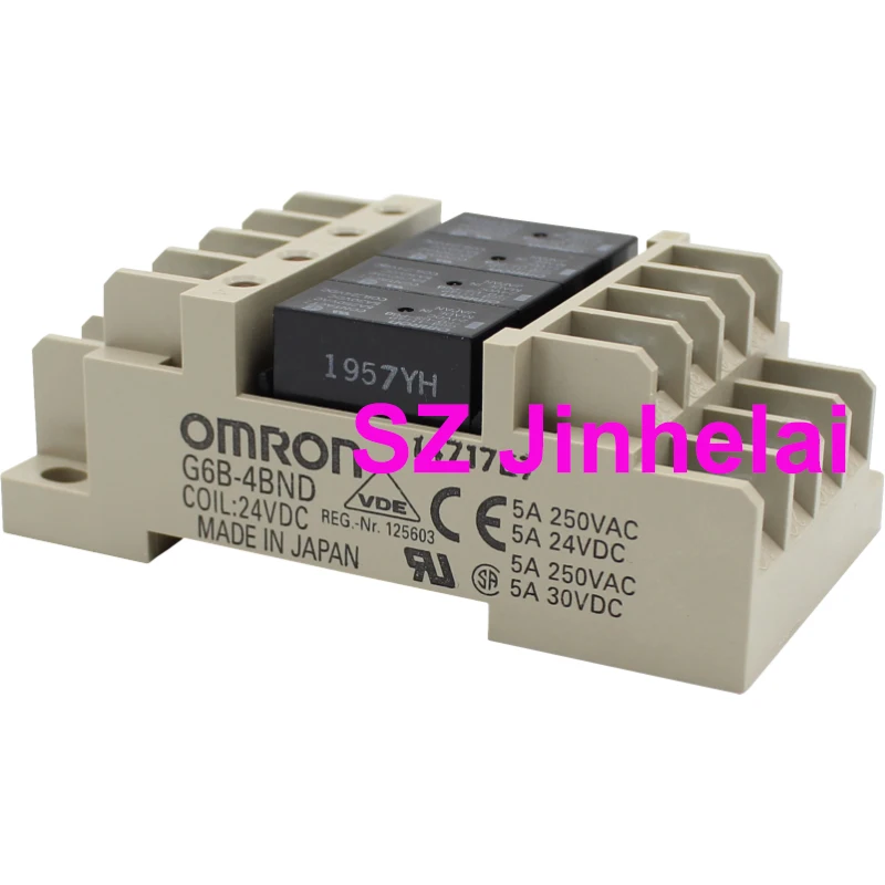 Omron G6B-4Bnd G6B-47Bnd 24Vdc Autentico Relè Terminale Originale Dc24V