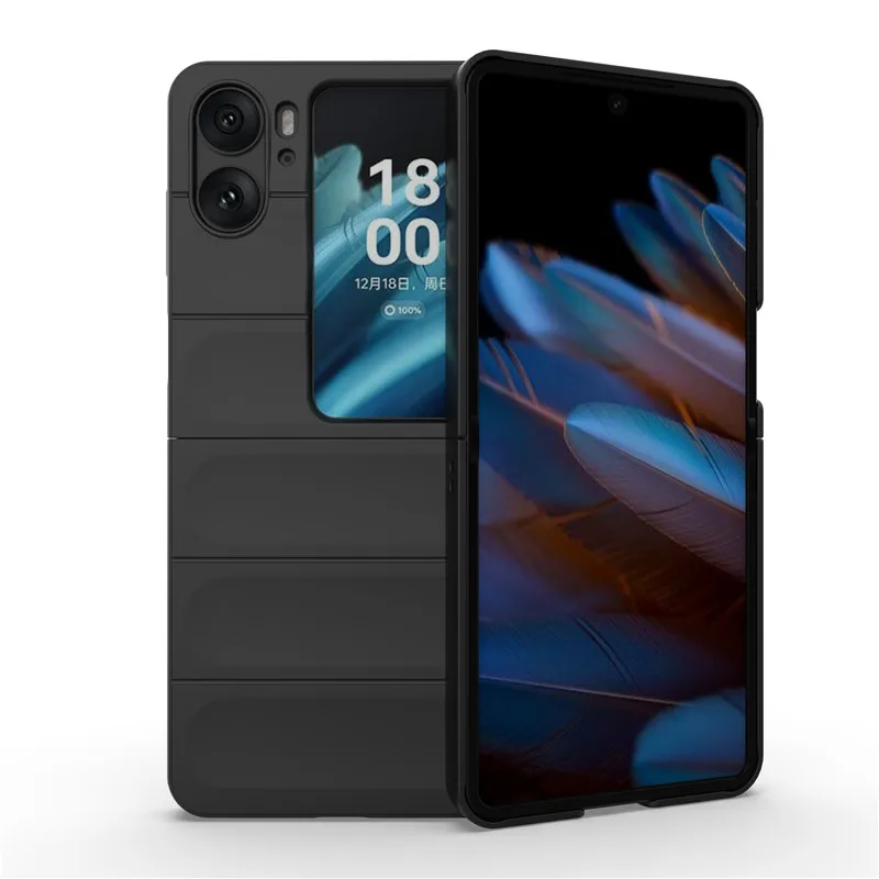 Per Oppo Find N2 Flip Cover Per Find N2 Flip 5G Case 6.8 Pollici Gomma Antiurto Paraurti Protettivo In Silicone Per Oppo Find N2 Flip