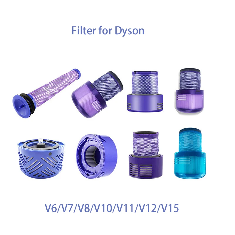Filtri Di Ricambio Per Dyson V6 V7 V8 V10 V11 V12 V15 Pre Hepa Post Filter Filtri Per Vuoto Parti Dell'Aspirapolvere