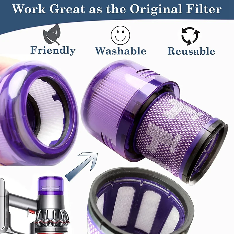 Sostituzione Filtri Da 3 Pezzi Per Aspirapolvere Dyson V11 V11 Torque Drive V11 Animal Cordless Vacuum Hepa Filter
