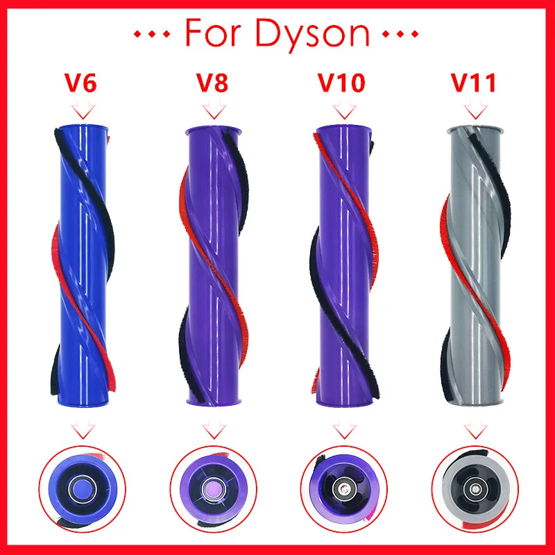 Per Dyson V6 V8 V10 V11 Roll Brush Bar Cordless Brushroll Cleaner Head Brush Bar Roller 966821-01 Parti Sostituire La Spazzola