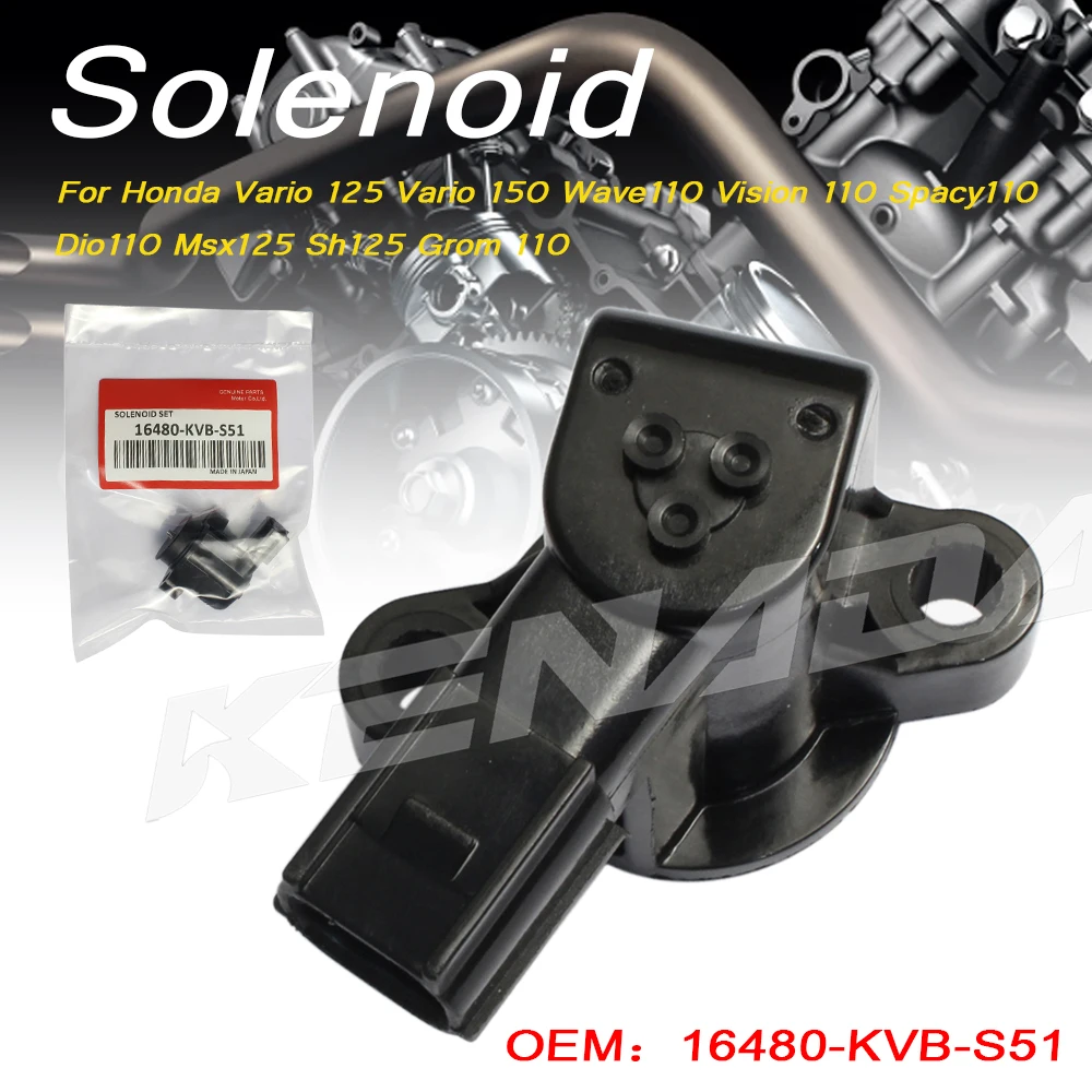 Per Honda Vario 125 Vario 150 Wave110 Vision 110 Spacy110 Dio110 Msx125 Sh125 Grom 110 Cb125 Air-Blade125 Zoomer 110 Solenoide