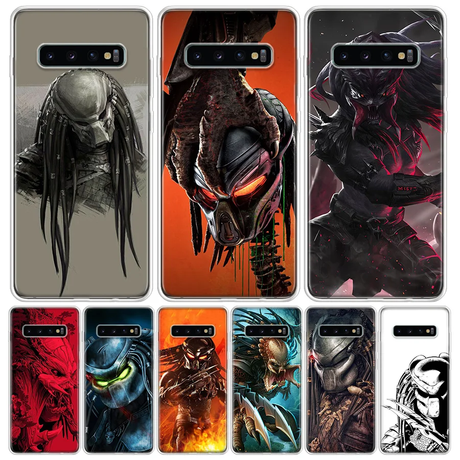 Custodia Per Telefono Alien Vs Predator Per Samsung Galaxy S24 S22 S23 Ultra S20 Fe S10 S21 Plus S10E S9 S8 + Cover Posteriore Coque