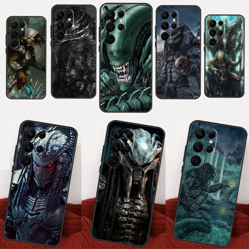Custodia Alien Vs Predator Per Samsung Galaxy S23 S22 Ultra S21 Fe S8 S9 S10 Plus Nota 10 20 Ultra S20 Fe Coque