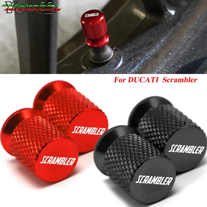 Per Ducati Scrambler 800 1100 400 Icon Full Throttle Nightshift Accessori Moto Cnc Wheel Tire Valve Caps Cover Plug