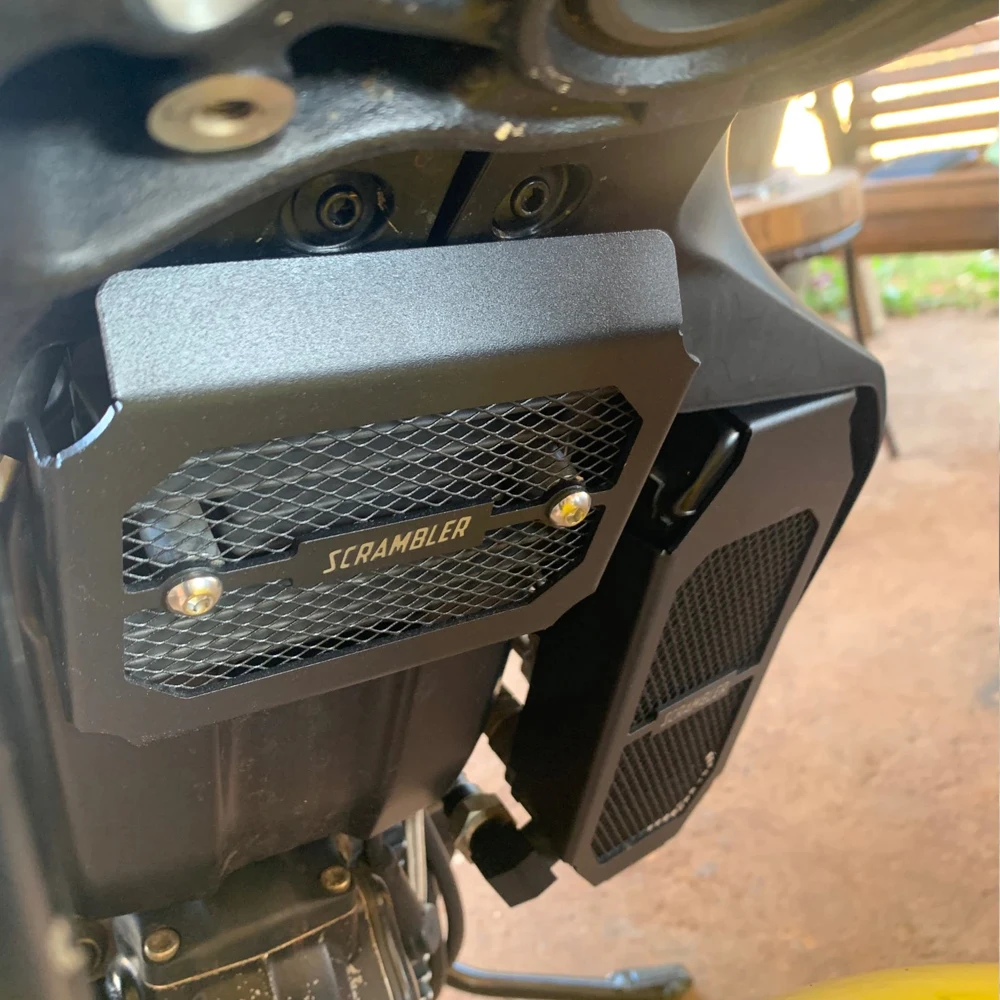 Protezione Radiatore Olio Moto Per Ducati Scrambler 800 Classic Flat Throttle Tracker Pro Cafe Racer Icon Cafe Racer Monster 797