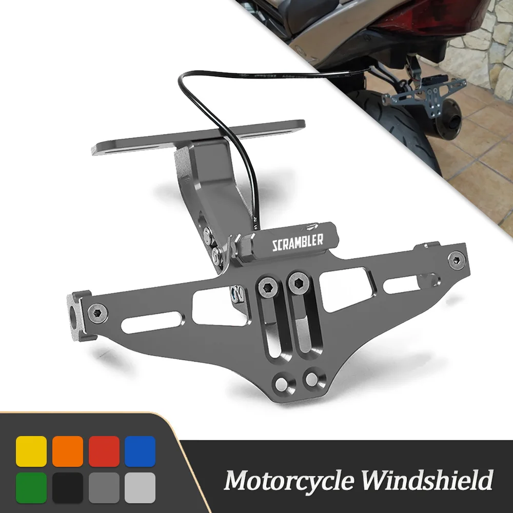 Per Ducati Scrambler 1100 Sport Special Sport Pro Classic Icon 800 Cnc Billet Alluminio Supporto Per Staffa Targa Moto
