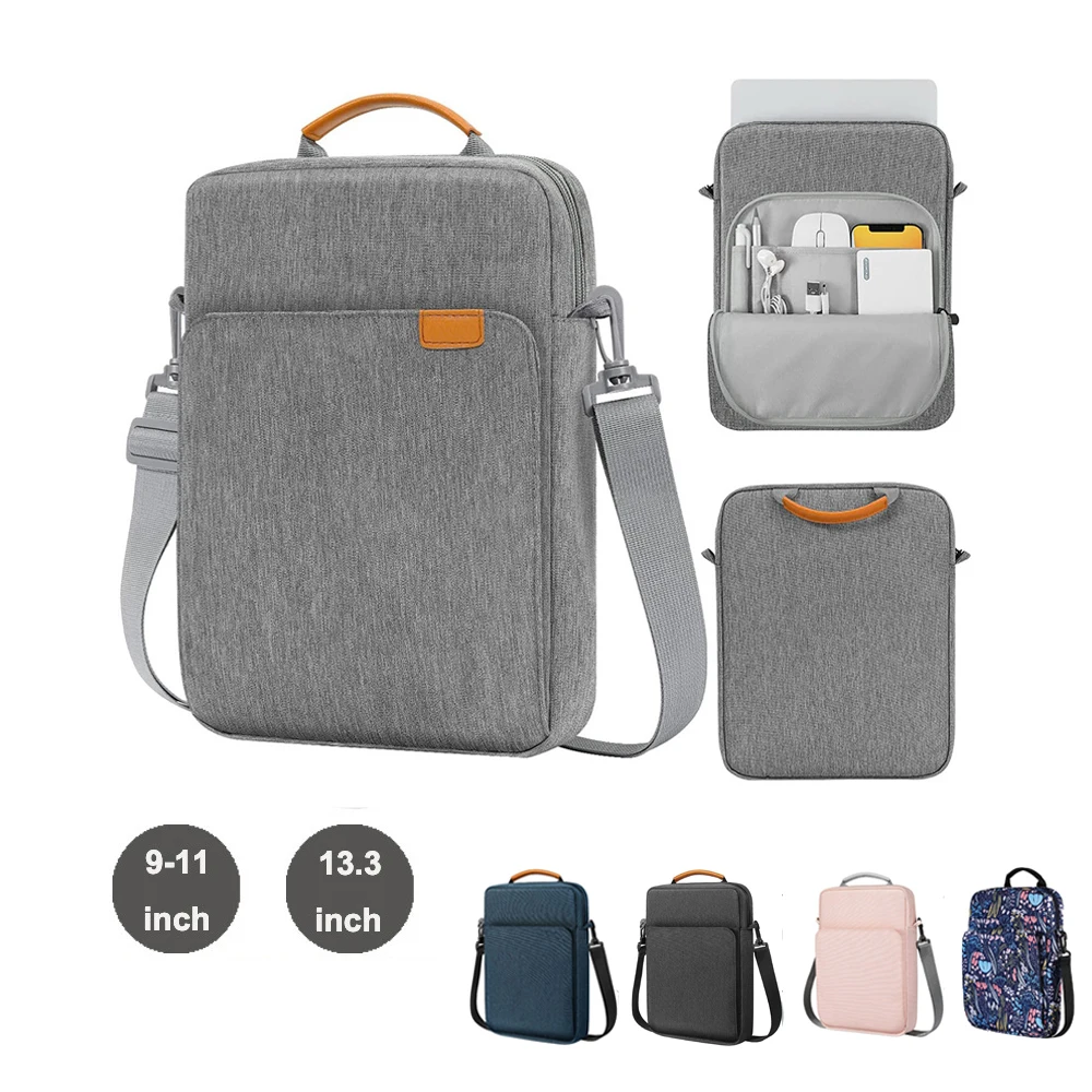 9-13 Borsa A Tracolla Per Tablet Per Ipad Pro 11 2021-2018, Ipad 10.2, Ipad Air 4 10.9, Ipad 9.7, Surface Go 3/2, Galaxy Tab A 10