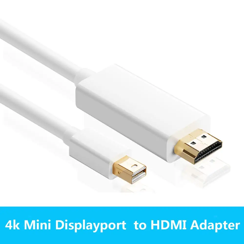 4K Mini Displayport A Hdmi Cavo Adattatore Mini Dp Thunderbolt 2 Convertitore Di Hdmi Per Macbook Air 13 Surface Pro 4 Thunderbolt