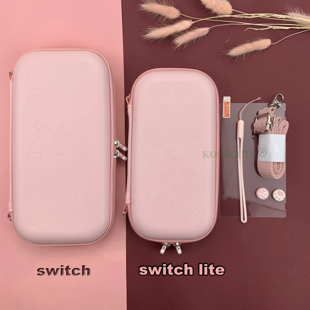 Per Nintendo Switch Custodia Borsa Carino Rosa Sakura Nintendo Switch Lite Custodia Custodia Custodia Per Nintendo Switch Custodia Portatile