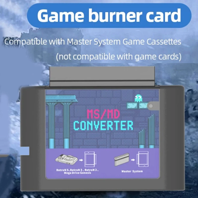 Per Megedrive Game Burning Cards Ms To Md Game Card Converter Game Video Tape Per Genesis Hyperdrive Master System